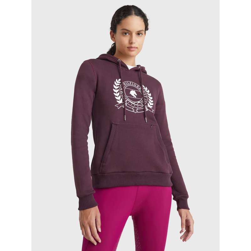 Tommy Hilfiger Women's Hoody - Deep Burgundy-1